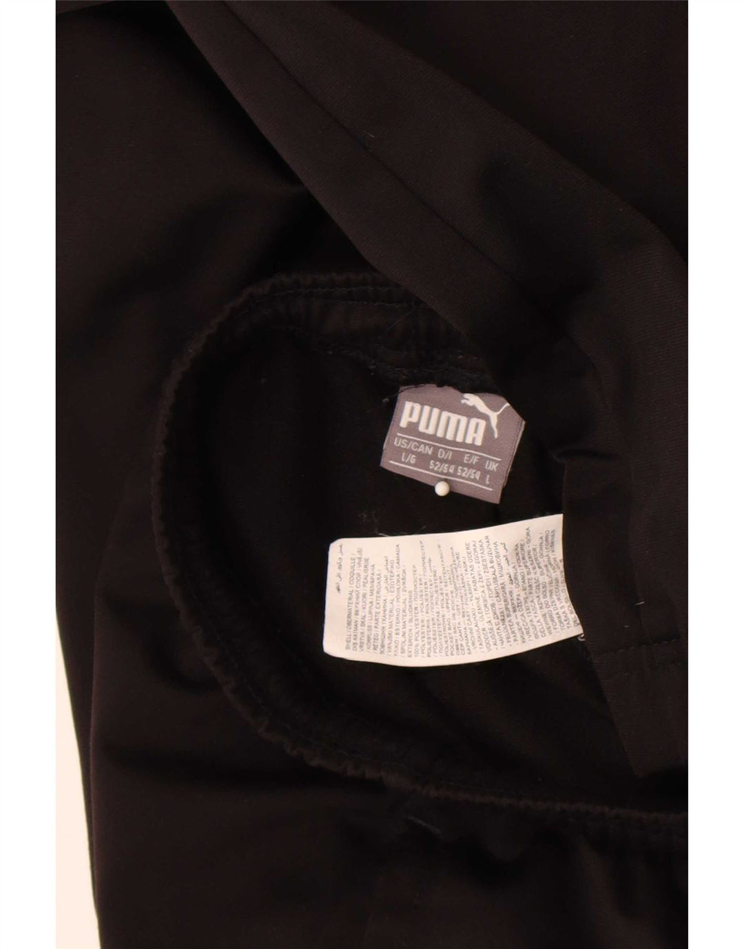 Pantaloni da tuta da uomo Puma Joggers grandi neri in poliestere