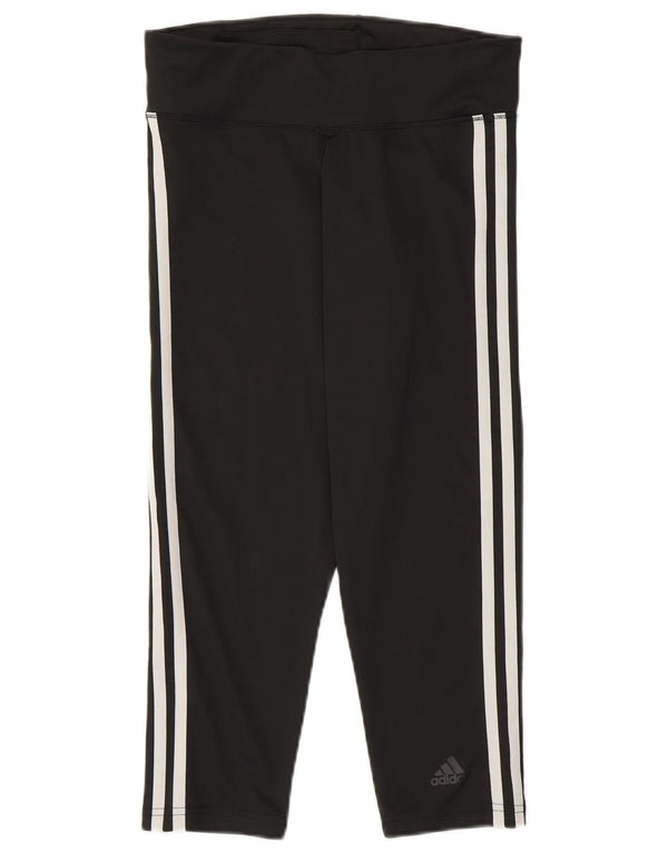 Leggings Adidas Climalite Capri da donna UK 8/10 piccolo nero