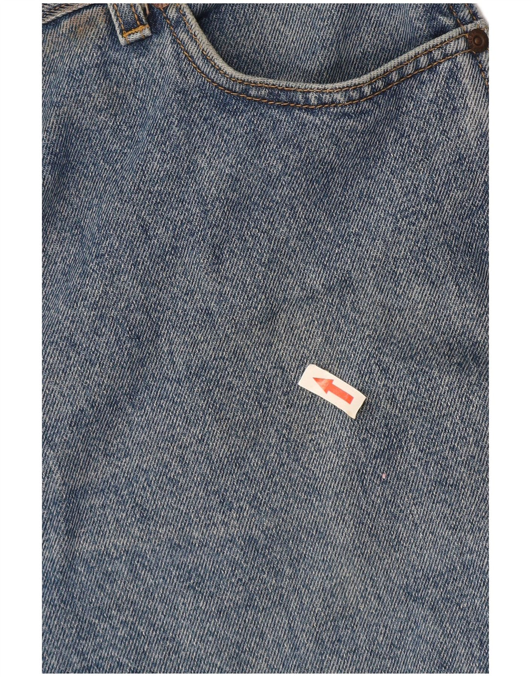 Jeans dritti da uomo Wrangler vestibilità regolare W36 L32 cotone blu