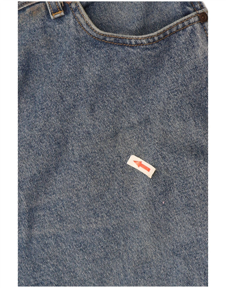 Jeans dritti da uomo Wrangler vestibilità regolare W36 L32 cotone blu