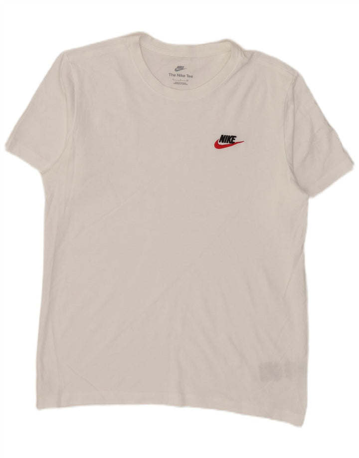 T-shirt Nike da uomo Top Small in cotone bianco