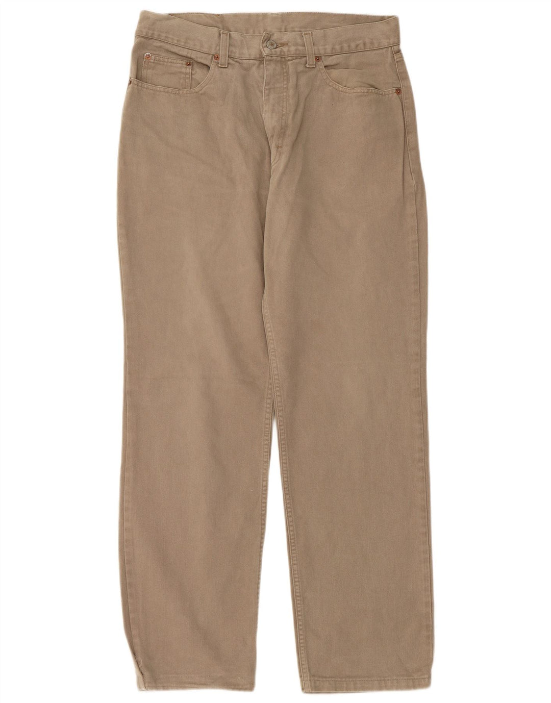 Jeans dritti da uomo FILA IT 50 Large W32 L30 Cotone Beige