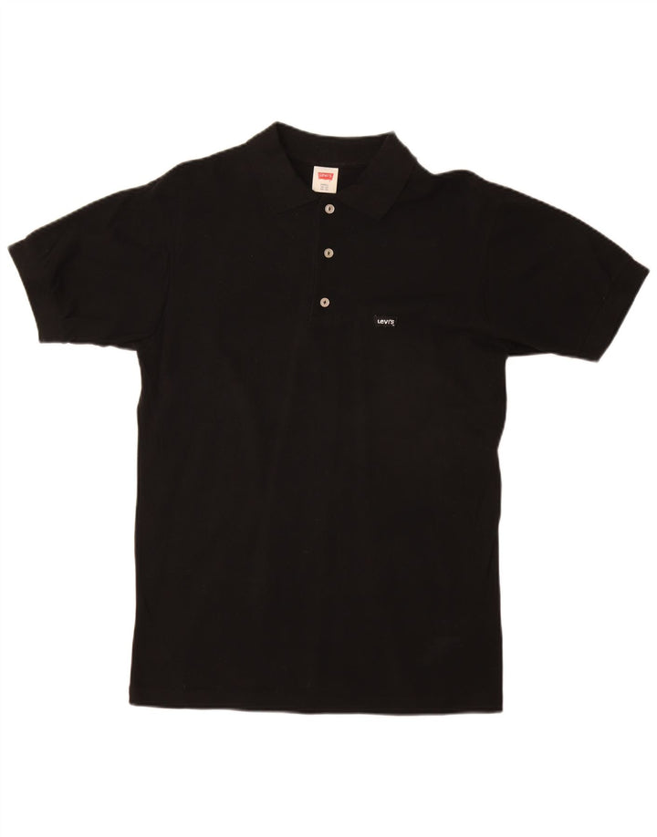 Polo LEVI'S da uomo piccola in cotone nero