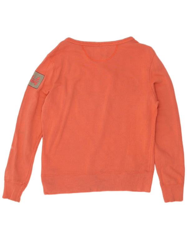 Felpa grafica da donna Best Company Maglione UK 14 Cotone arancione medio