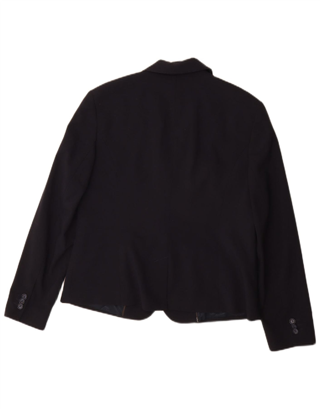 Giacca blazer da donna a 2 bottoni Esprit UK 16 grande poliestere blu navy
