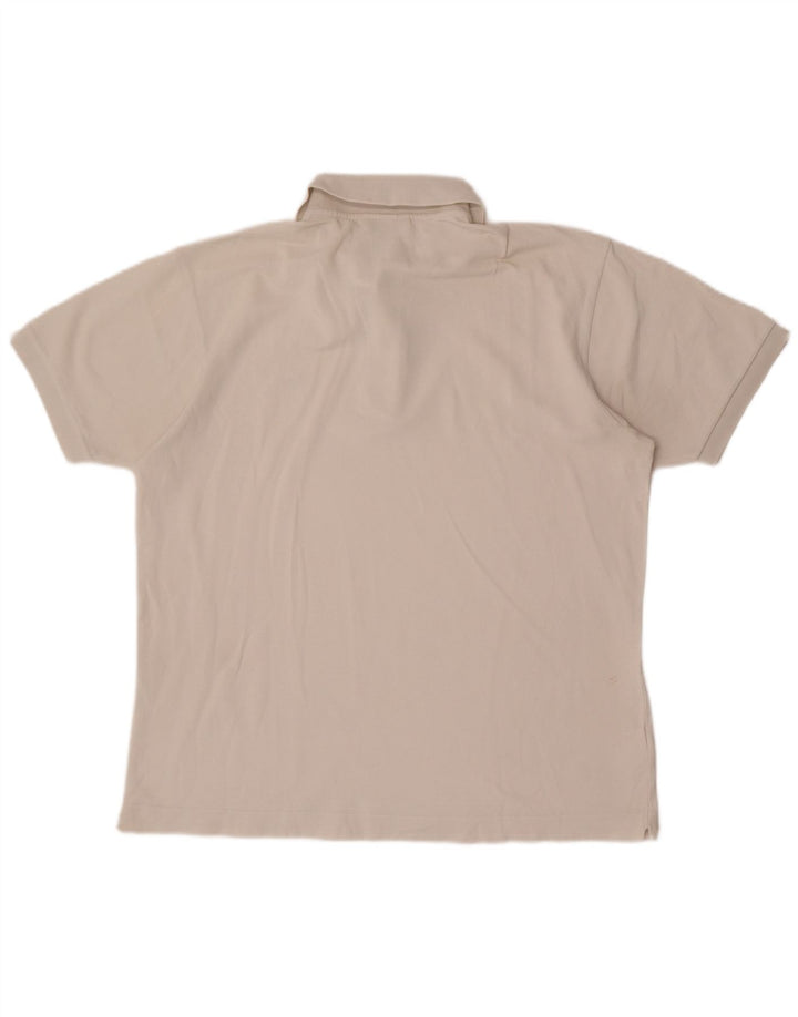 Polo Lacoste da uomo vestibilità classica taglia 5 grande bianca