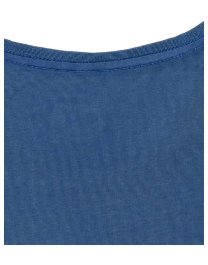 Maglietta grafica Adidas Climalite da uomo XL blu