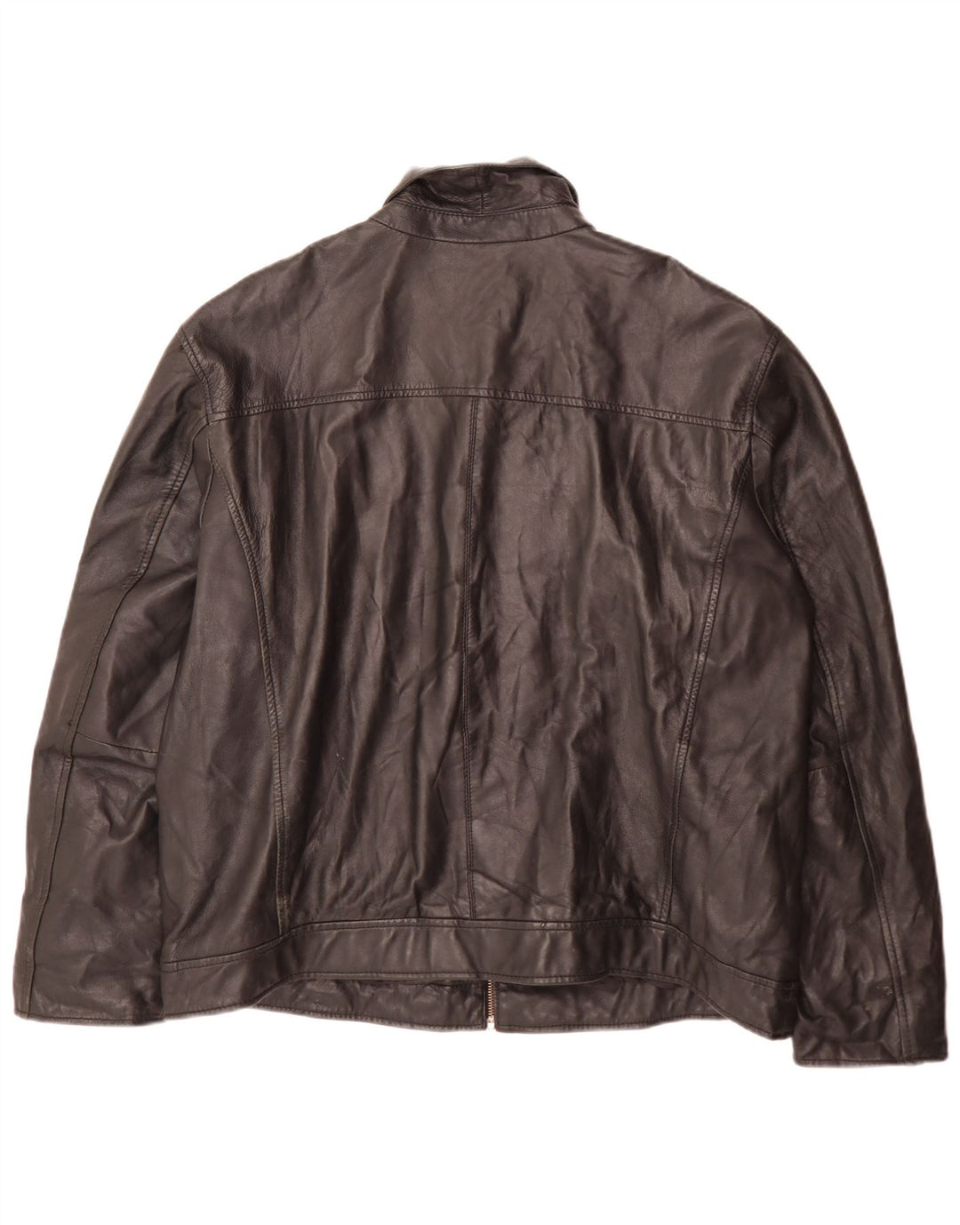 Giacca in pelle da uomo In Extenso UK 44 2XL Nera