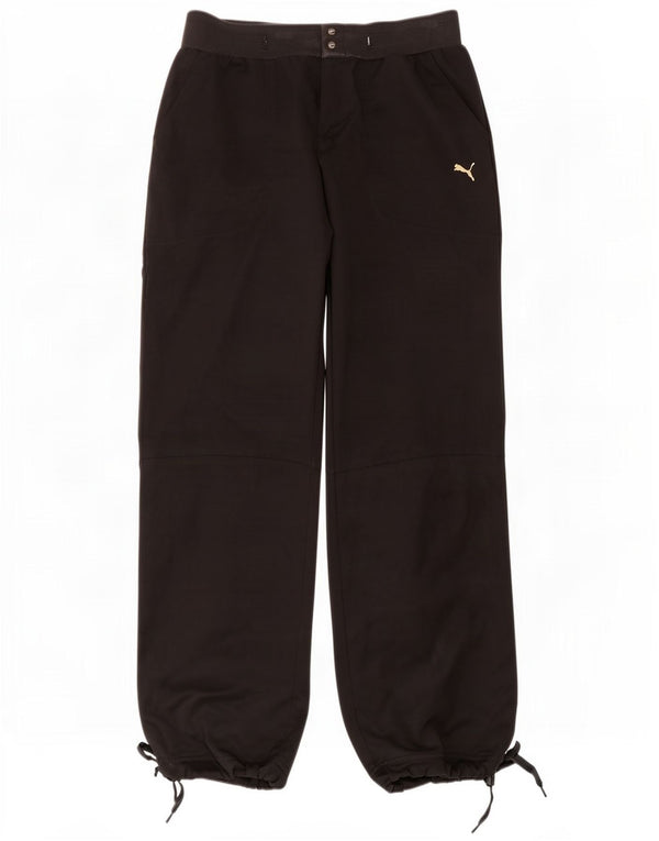 Pantaloni larghi da donna Puma UK 12 medi W32 L30 neri