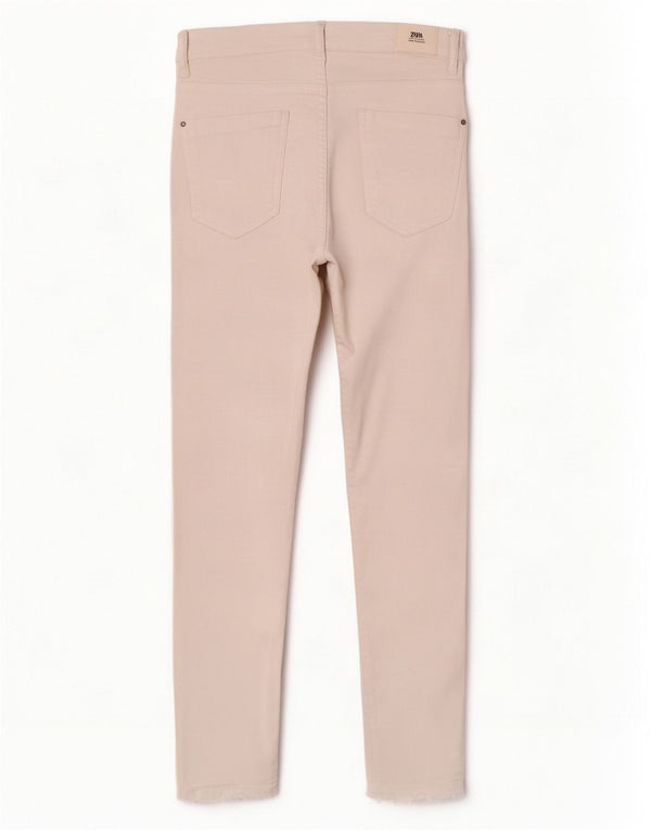 Jeans skinny da donna Zara EU 38 Small W28 L27 Bianco