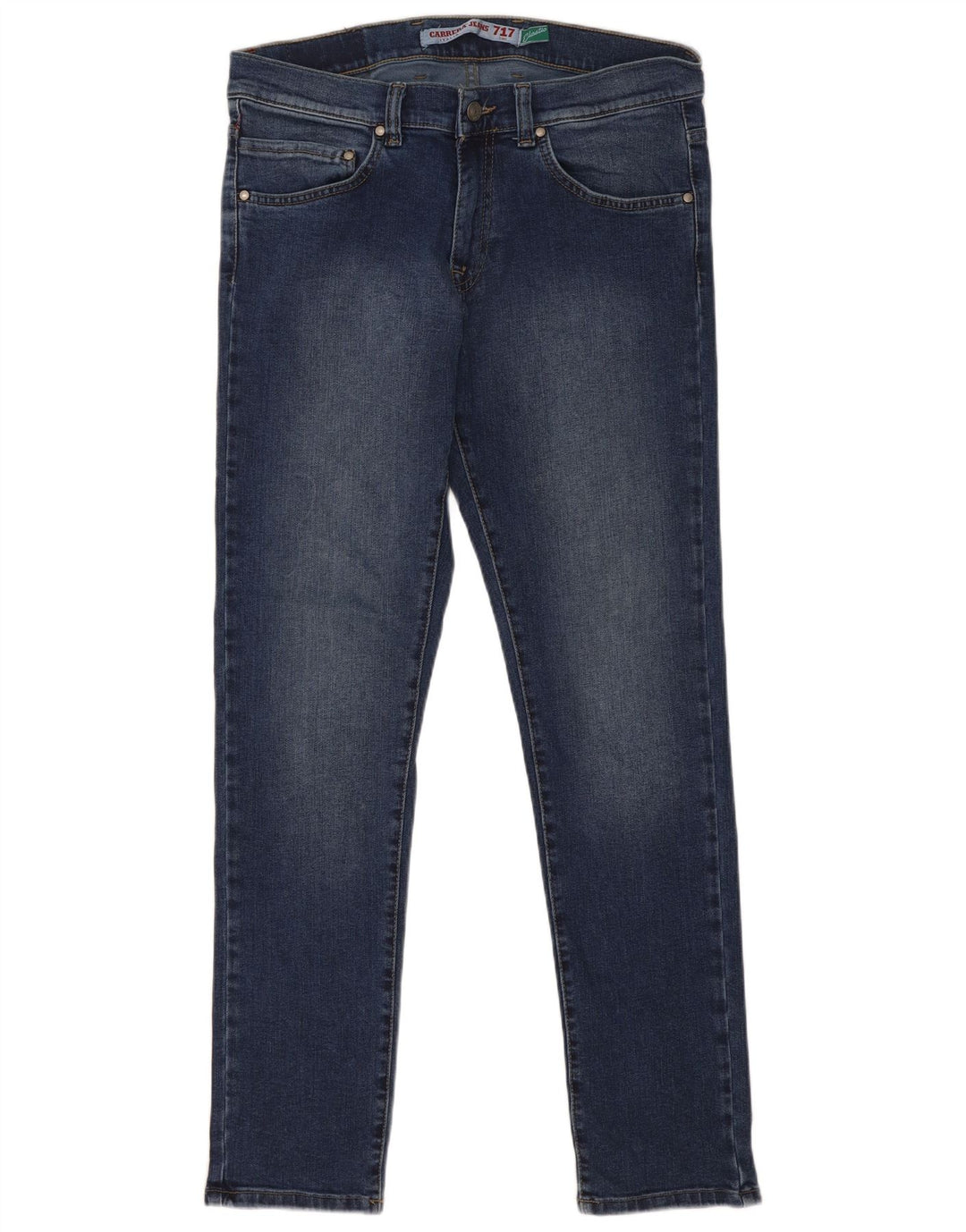 Jeans Carrera Uomo 717 Slim IT 48 Medio W33 L32 Blu Cotone