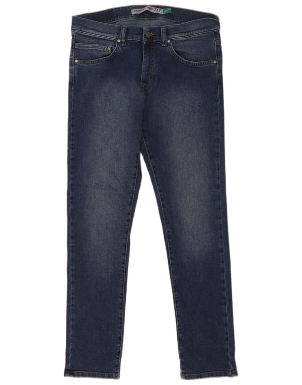 Jeans Carrera Uomo 717 Slim IT 48 Medio W33 L32 Blu Cotone