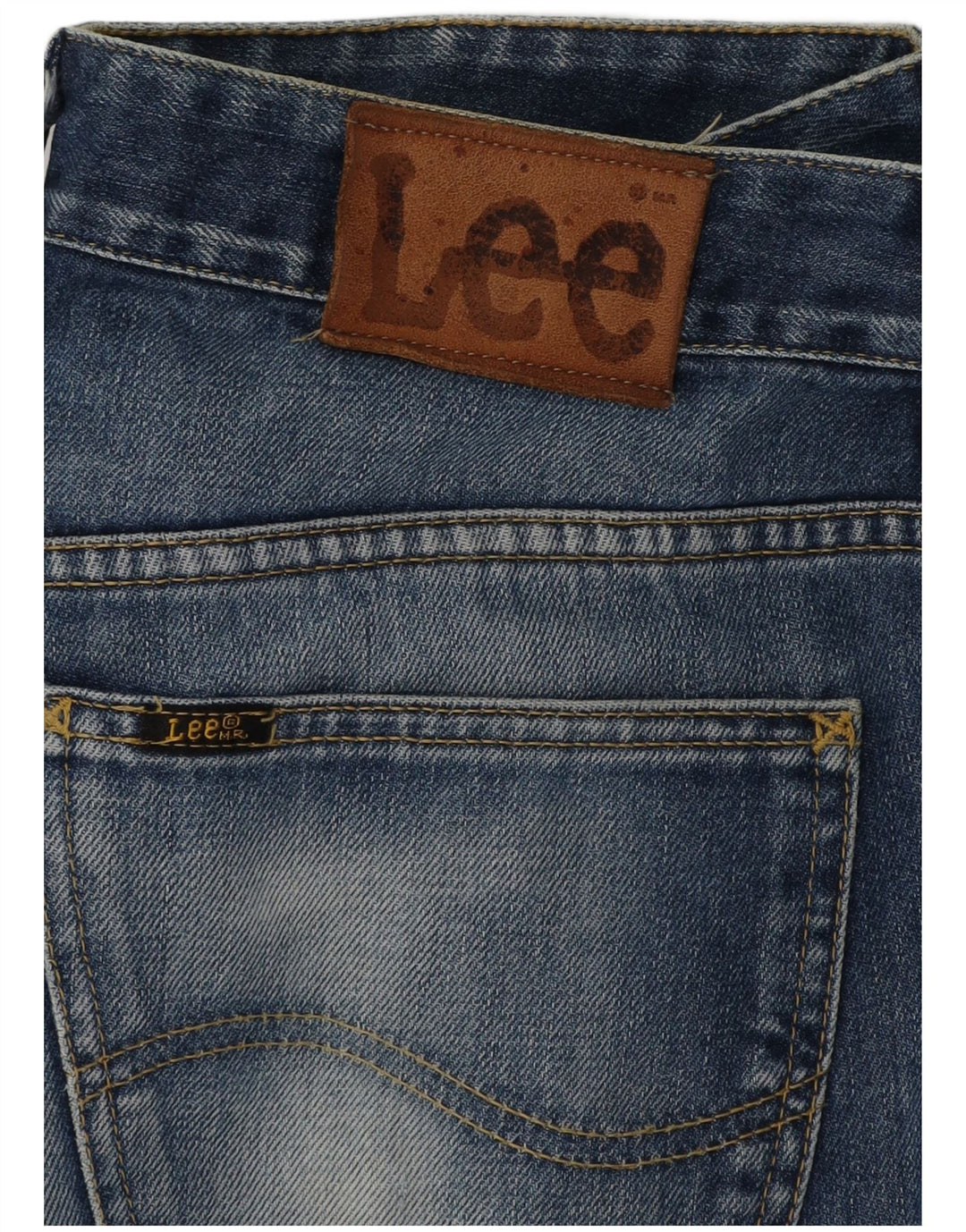 Jeans svasati da donna Lee W32 L29 cotone blu