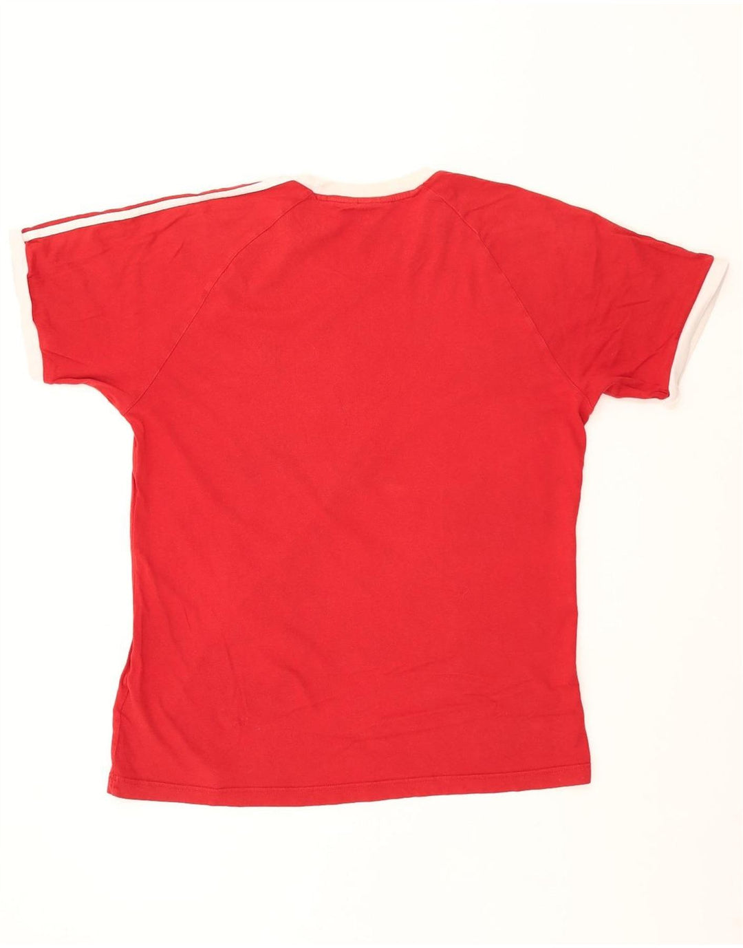 T-shirt da uomo ADIDAS Top grande rossa in cotone