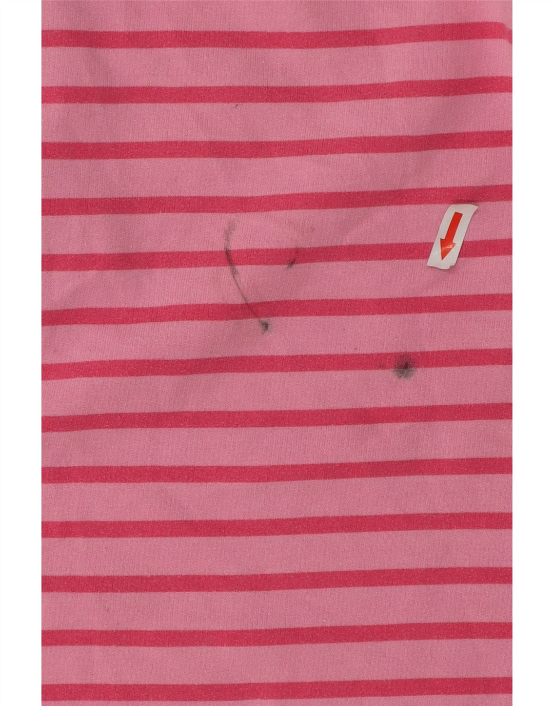 Joules Felpa da donna oversize con collo con zip, maglione UK 18 XL a righe rosa