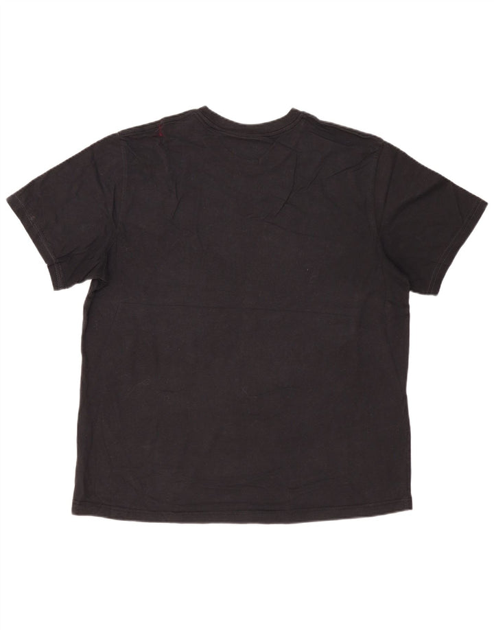 T-shirt da uomo Eddie Bauer Top XL in cotone nero
