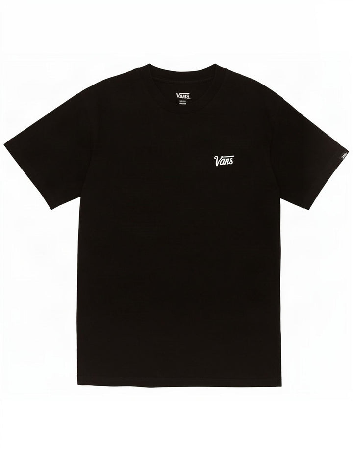 T-shirt da uomo Vans Top Small in cotone nero