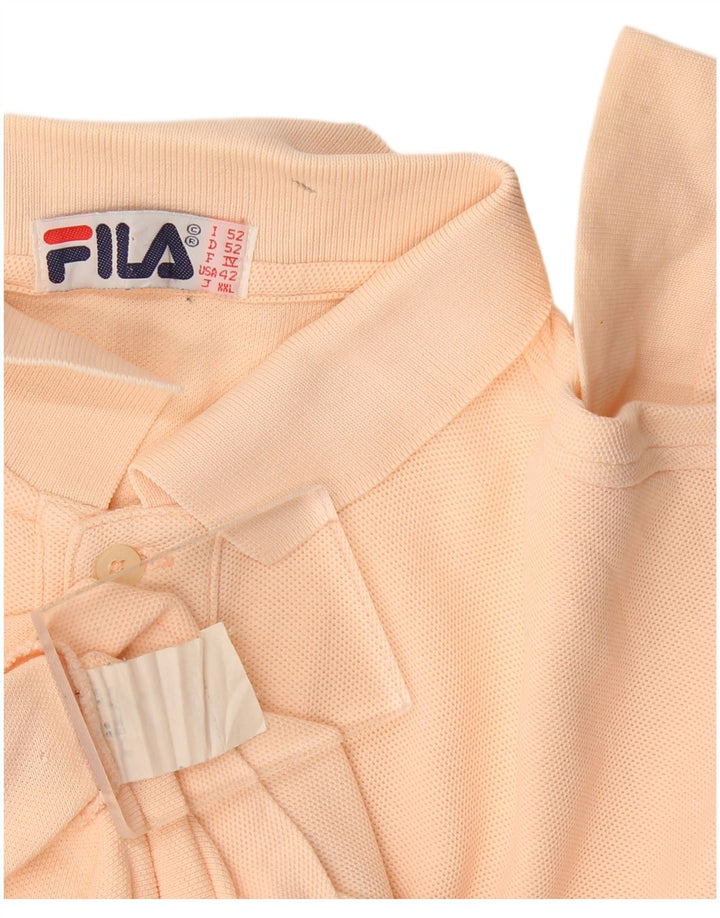 Polo da uomo a maniche lunghe Fila IT 52 Large Rosa