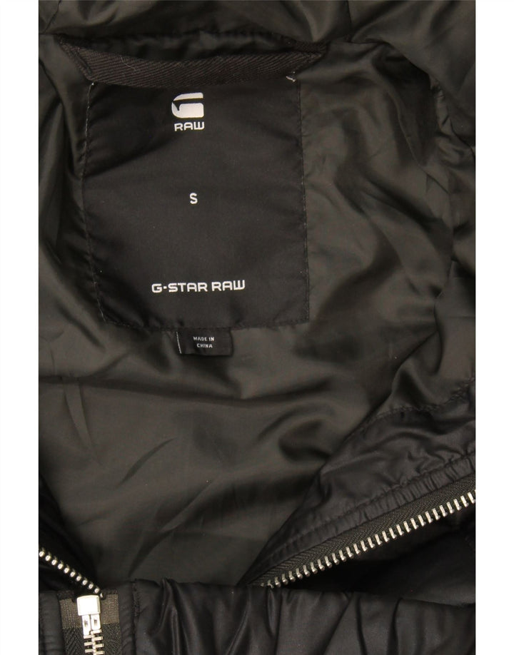 Giacca trapuntata con cappuccio da uomo G-Star UK 36 piccola nera