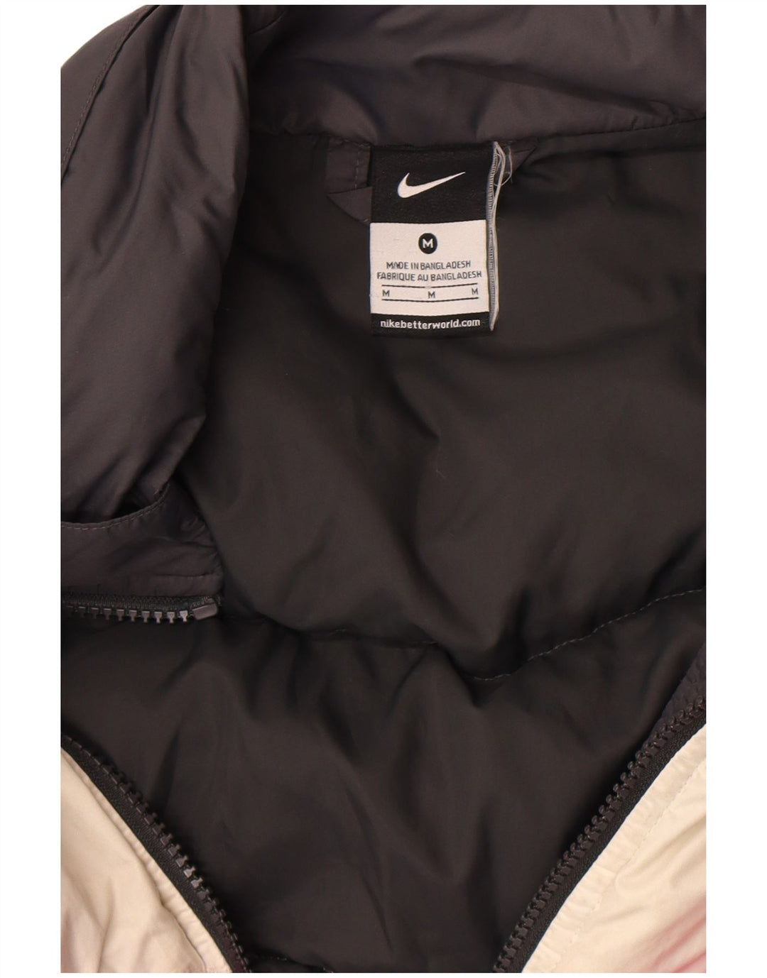 Giacca imbottita da donna Nike UK 14 Medium Black Colourblock