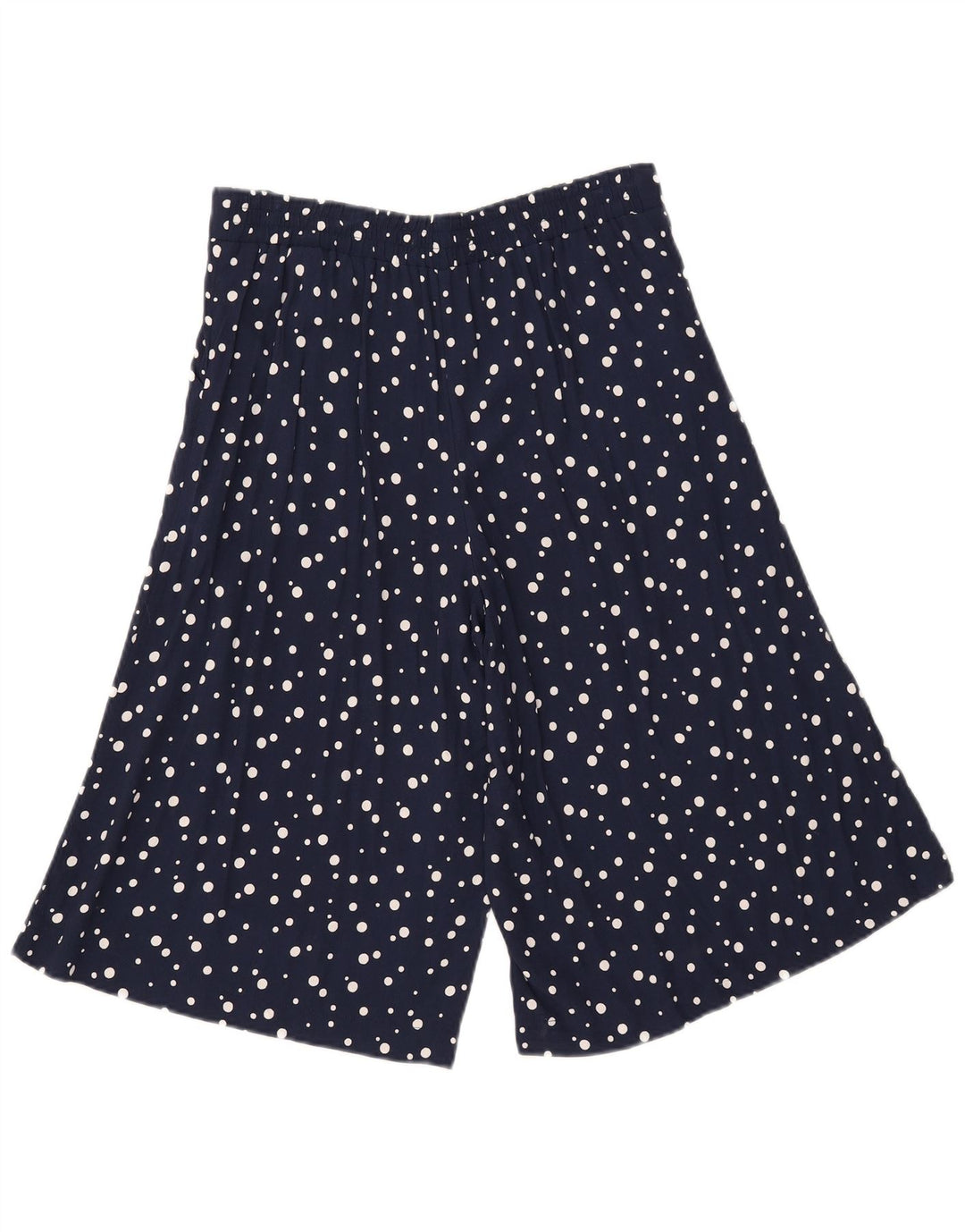 Bermuda da donna Marks & Spencer UK 12 Medium W32 Blu navy maculato