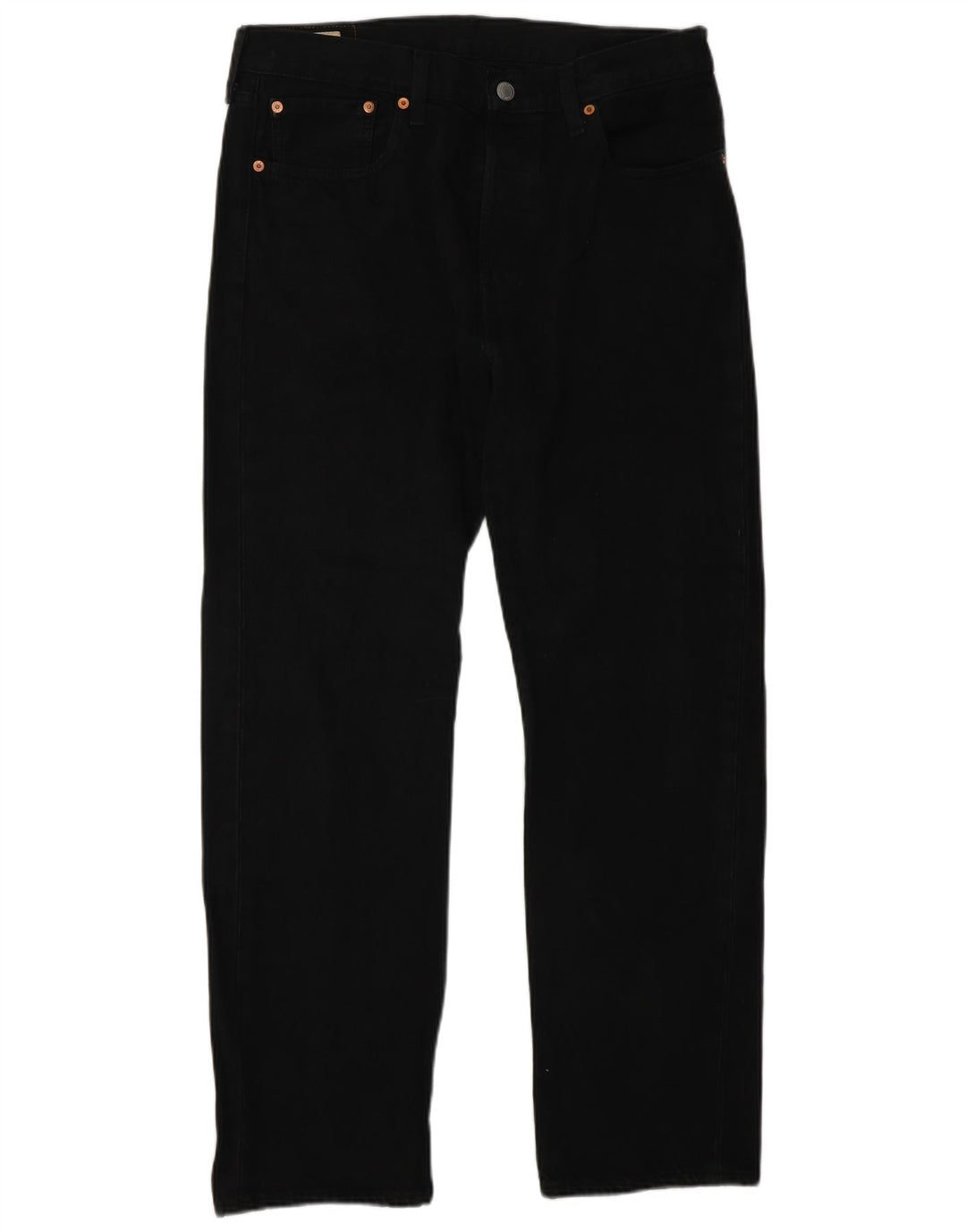 Levi's Uomo 501 Jeans dritti W32 L30 Cotone Nero