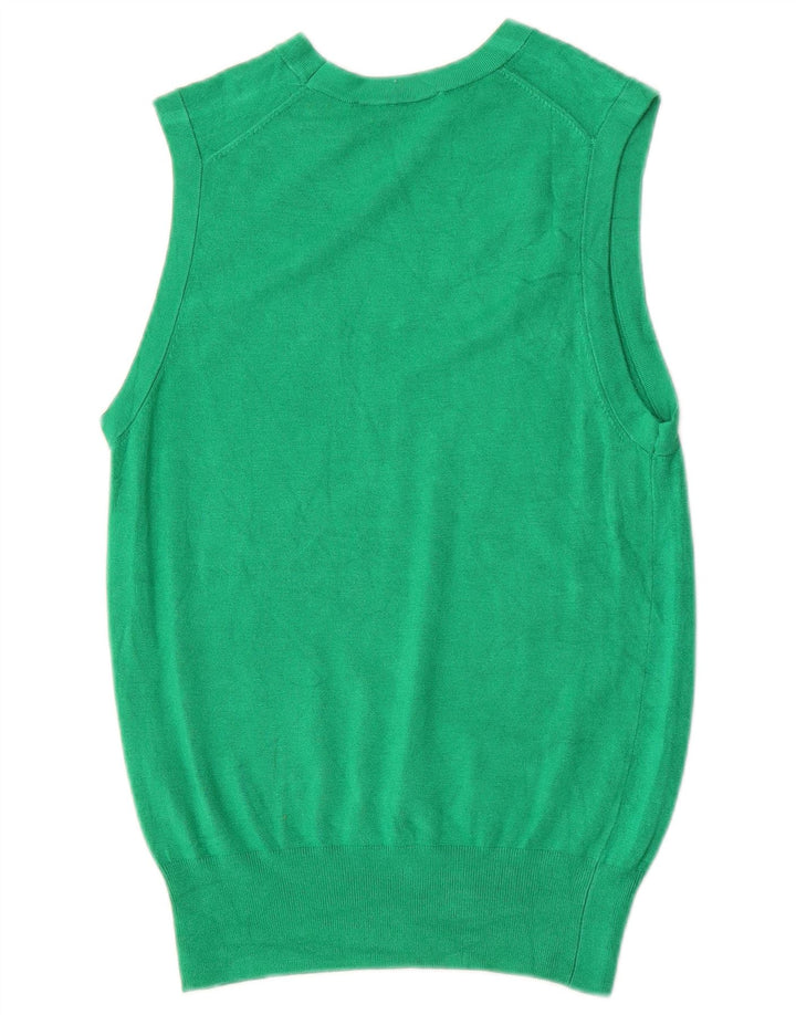 Canottiera da donna Zara UK 12 in viscosa verde medio