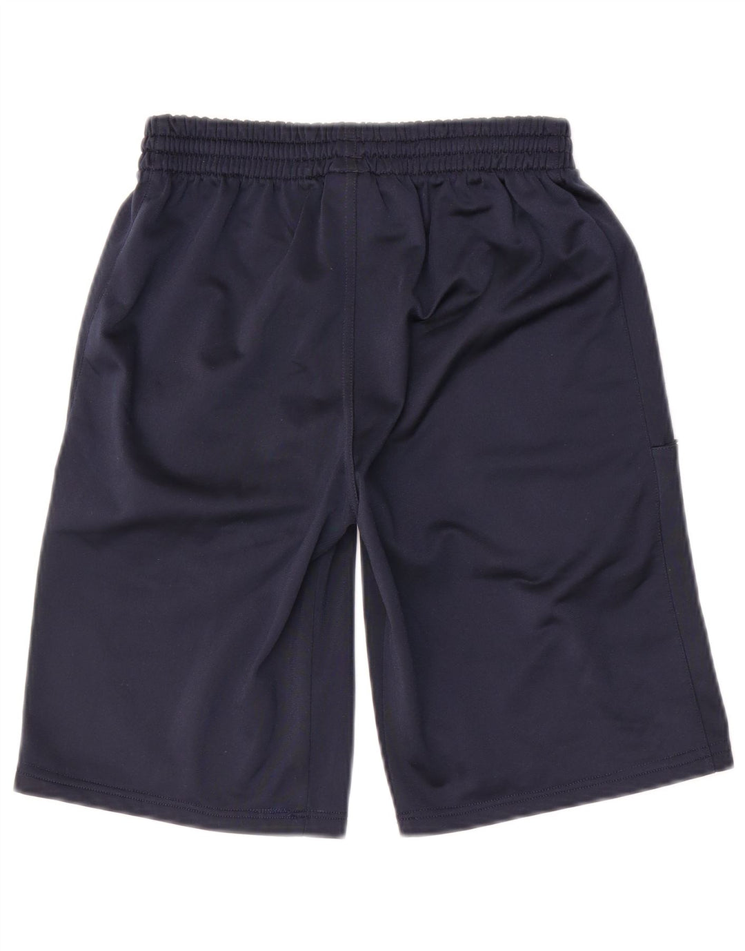 ADIDAS Boys Sport Shorts 15-16 Years Navy Blue Polyester