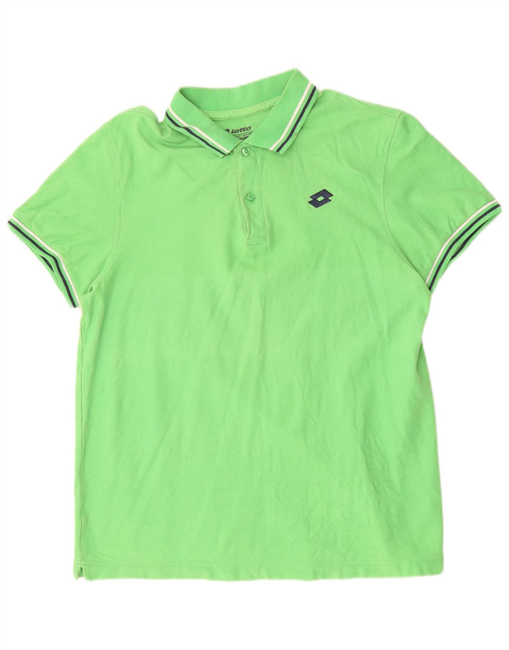 Polo da uomo LOTTO verde medio