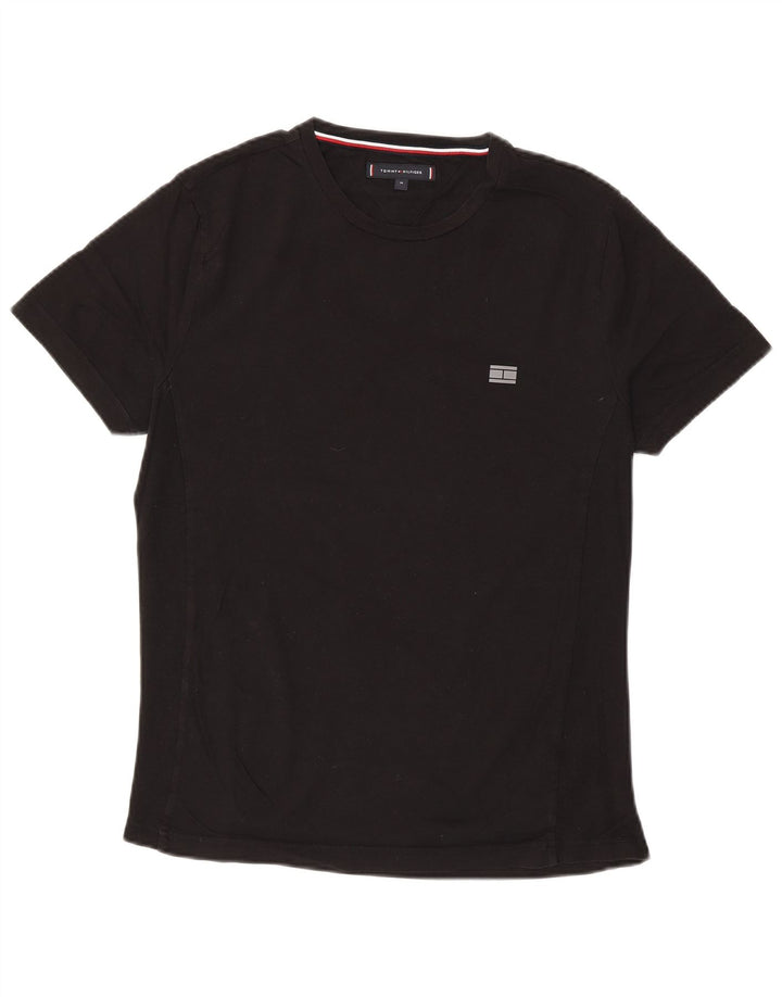 Maglietta da uomo Tommy Hilfiger Top media nera
