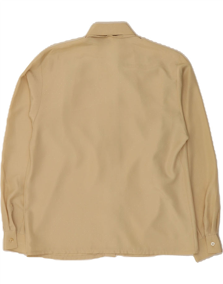 VINTAGE Womens Shirt Blouse EU 36 Small Beige Vintage Vintage and Second-Hand Vintage from Messina Hembry 