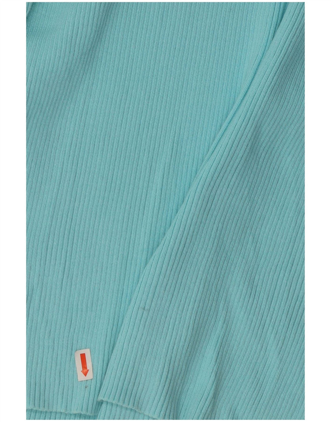 RALPH LAUREN Maglione maglione a collo alto da donna UK 14 Grande cotone blu