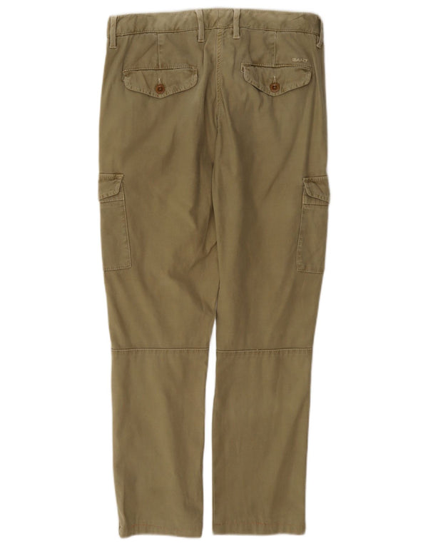 Pantaloni cargo slim da donna Gant UK 8 Small W27 L26 Cachi