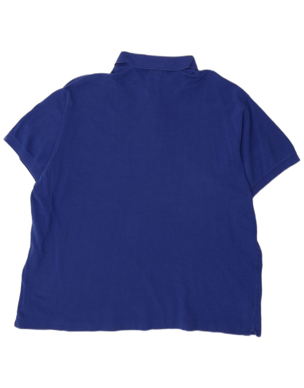 Polo LACOSTE da uomo vestibilità classica taglia 8 3XL cotone blu