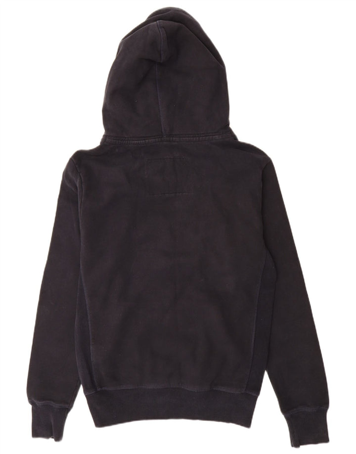 Maglione con cappuccio da uomo Superdry in cotone blu navy medio