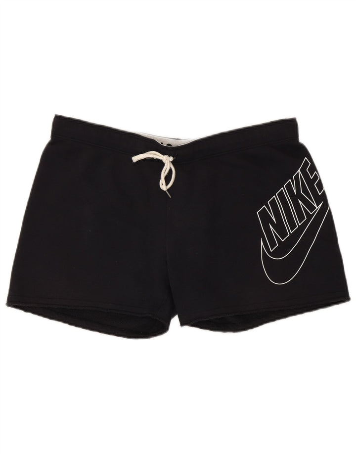 Pantaloncini sportivi grafici da uomo NIKE medio cotone nero