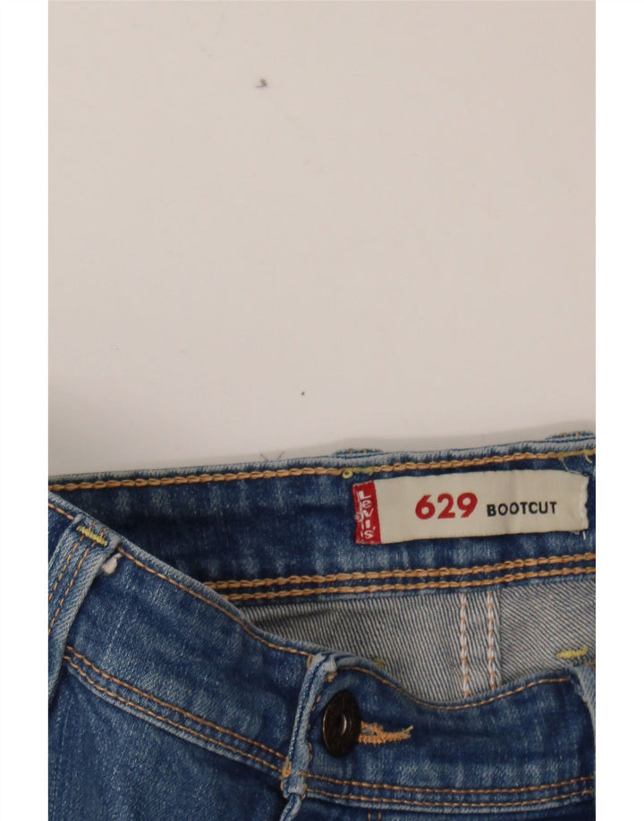 LEVI'S Womens 629 Straight Jeans W32 L34 Blue Cotton Vintage Levi's and Second-Hand Levi's from Messina Hembry 