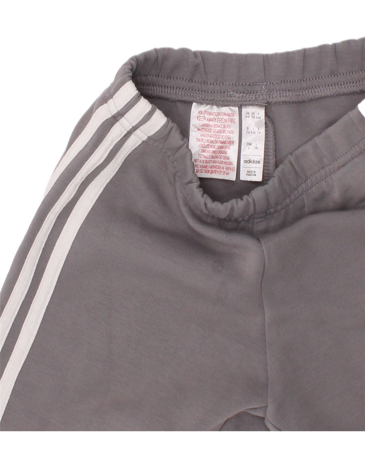 Pantaloncini sportivi Adidas da bambino 5-6 anni in cotone grigio