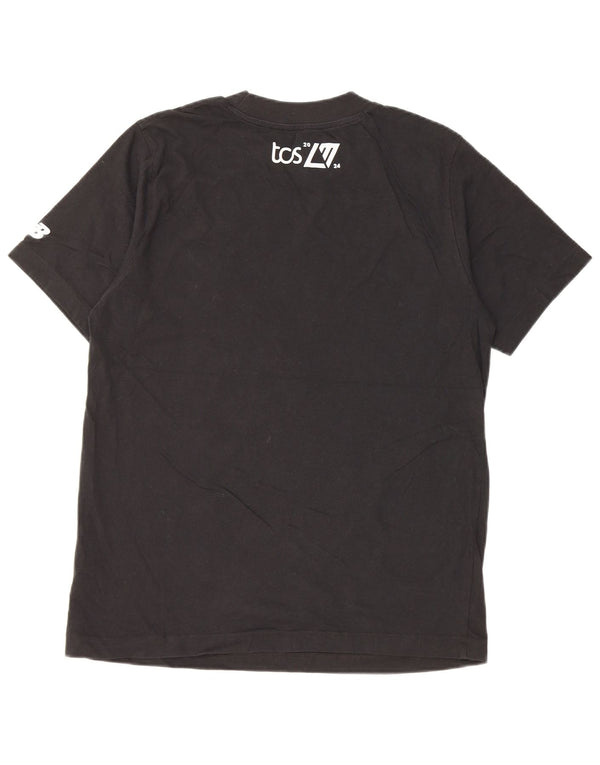 T-shirt grafica da uomo New Balance Top in cotone nero medio