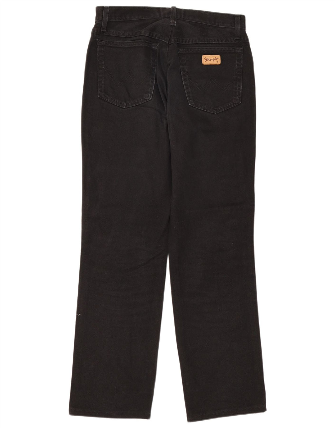 Jeans dritti da uomo Wrangler Texas W33 L31 cotone nero