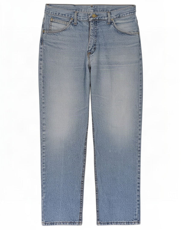 Jeans dritti Brooklyn da donna Lee W32 L30 cotone blu