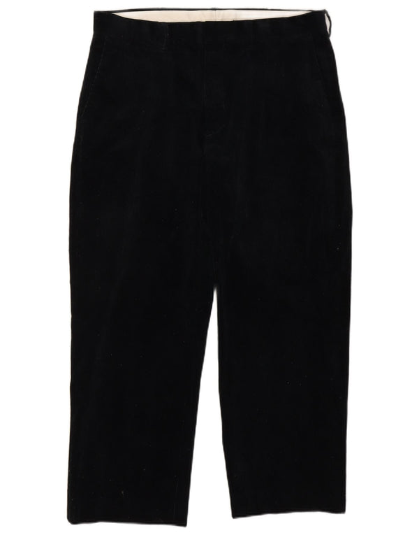 Pantaloni dritti in velluto a coste da uomo Polo Ralph Lauren W36 L26 cotone blu navy