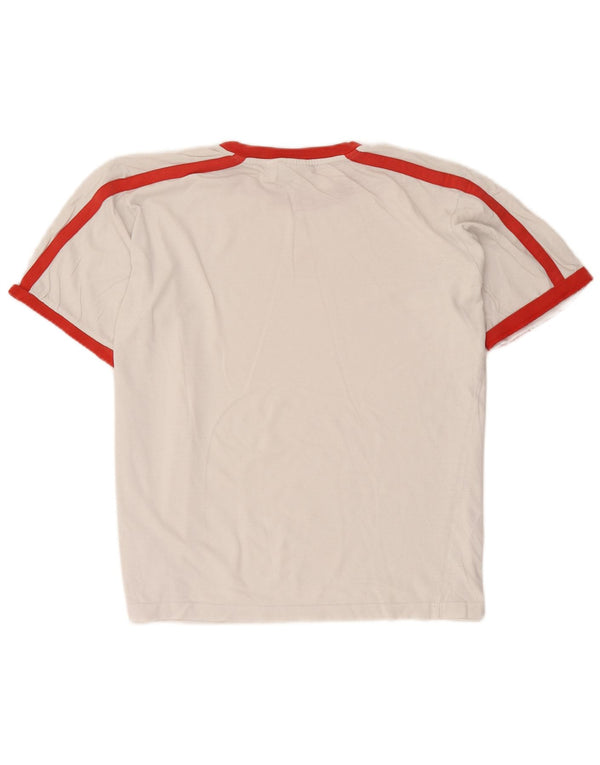 T-shirt da uomo Puma Top XL bianca a blocchi di colore