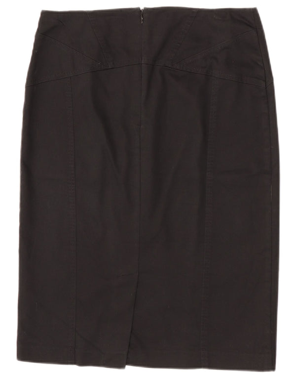 Gonna a tubino da donna Oasis UK 12 media W30 cotone nero