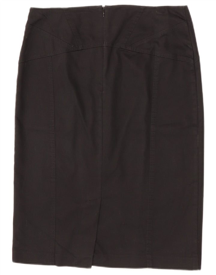 Gonna a tubino da donna Oasis UK 12 media W30 cotone nero