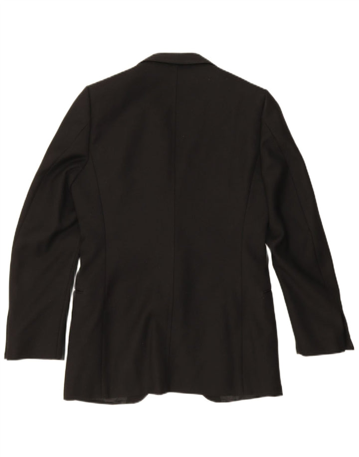 Abito Facis da donna 1 bottone 2 pezzi IT 48 medio W30 L29 Lana nera