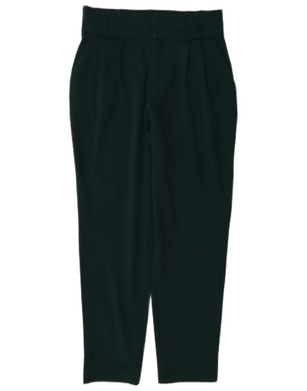 Pantaloni casual con pegging a vita alta Trafaluc da donna Zara medi W28 L27 verdi