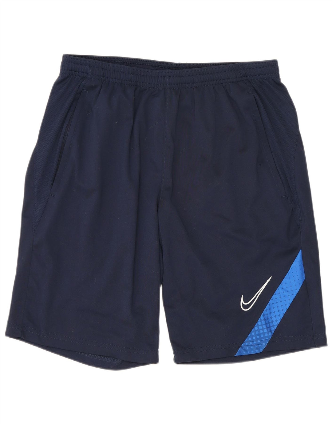 Pantaloncini sportivi Nike da uomo con vestibilità regolare, grandi, blu navy, in poliestere