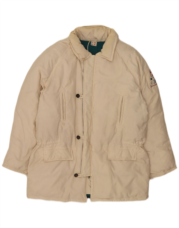 Giacca imbottita da uomo Ellesse IT 54 2XL Poliestere Beige