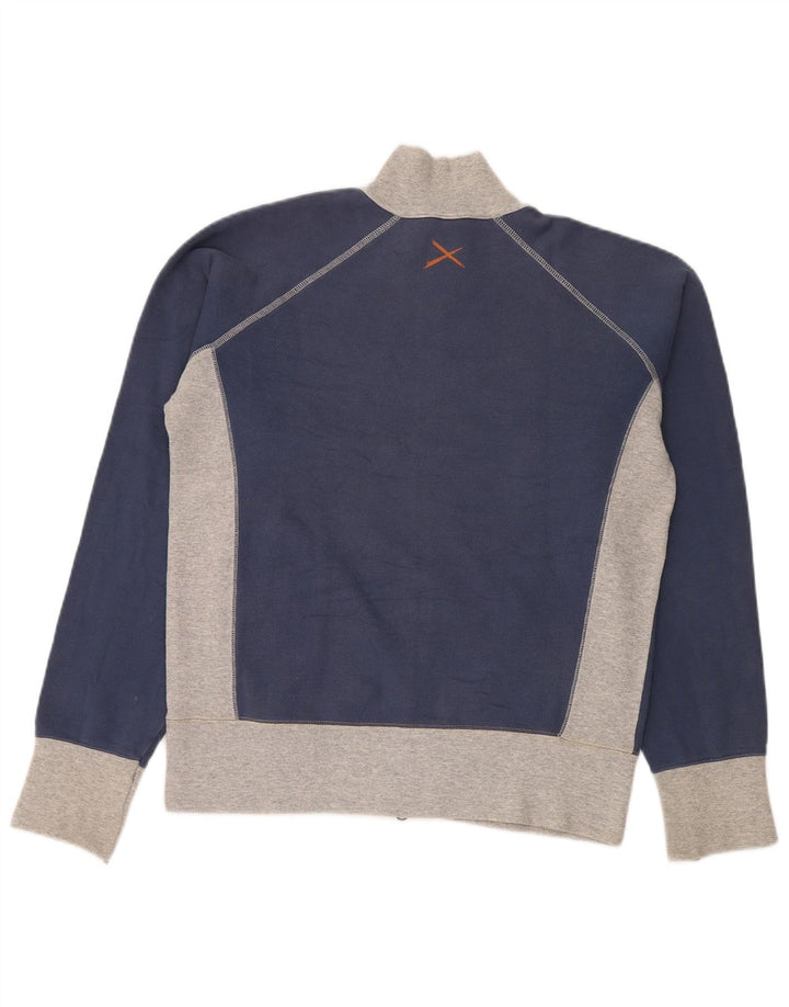 Giacca da ginnastica da uomo Lee, grande, in cotone color block blu